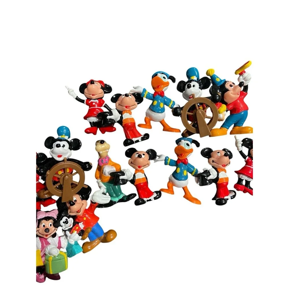 Vintage Disney Applause Mickey Minnie Donald Goofy PVC Figures Duplicates Lot 20